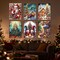 6 Pack Christmas Diamond Painting Kits for Adults- Christmas Diamond Art Kits for Adults, Christmas Tree Snowman Boots Santa Claus Truck Gnome Diamond Painting for Home Wall Decor 12x16 Inch